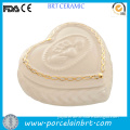 Precious heart shape ceramic Keepsake Box